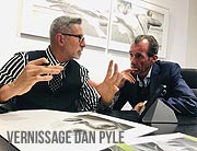 Vernissage "Dan Pyle Not Photographs Drawings"am 12.09.2019 in der Galerie Andreas Baumgartl